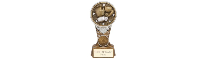 IKON BOXING RESIN TROPHY WITH OPTIONAL CUSTOM CENTRE - 4 SIZES - 15CM - 22.5CM IKON BOXING RESIN TROPHY WITH OPTIONAL CUSTOM CENTRE - 4 SIZES - 15CM - 22.5CM